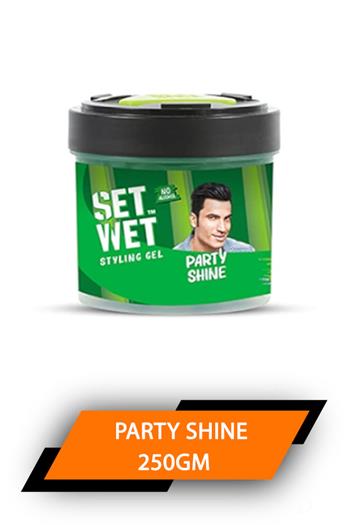 Set Wet Hair Gel Party Shine 250gm